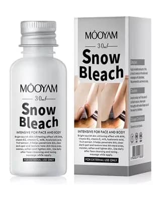 کرم سفید کننده صورت و بدن نواحی حساس مویام مدل Snow Bleach