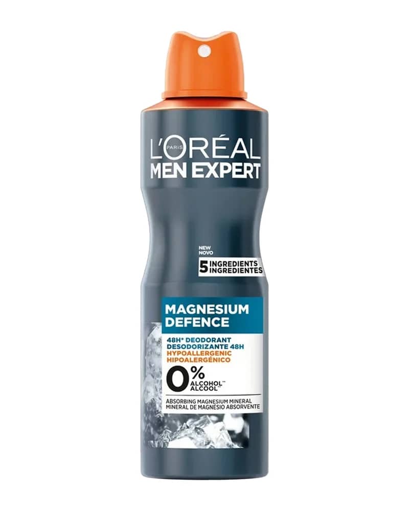 اسپری ضد تعریق مردانه لورال مدل Magnesium Defence
