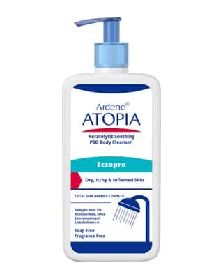 بالم شوینده بدن التیام بخش و لایه بردار پوست اتوپیا آردن Eczopro