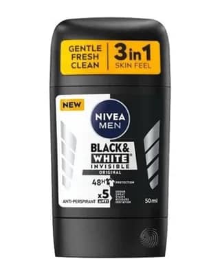 استیک ضد تعریق مردانه نیوآ مدل Black & White Invisible Original