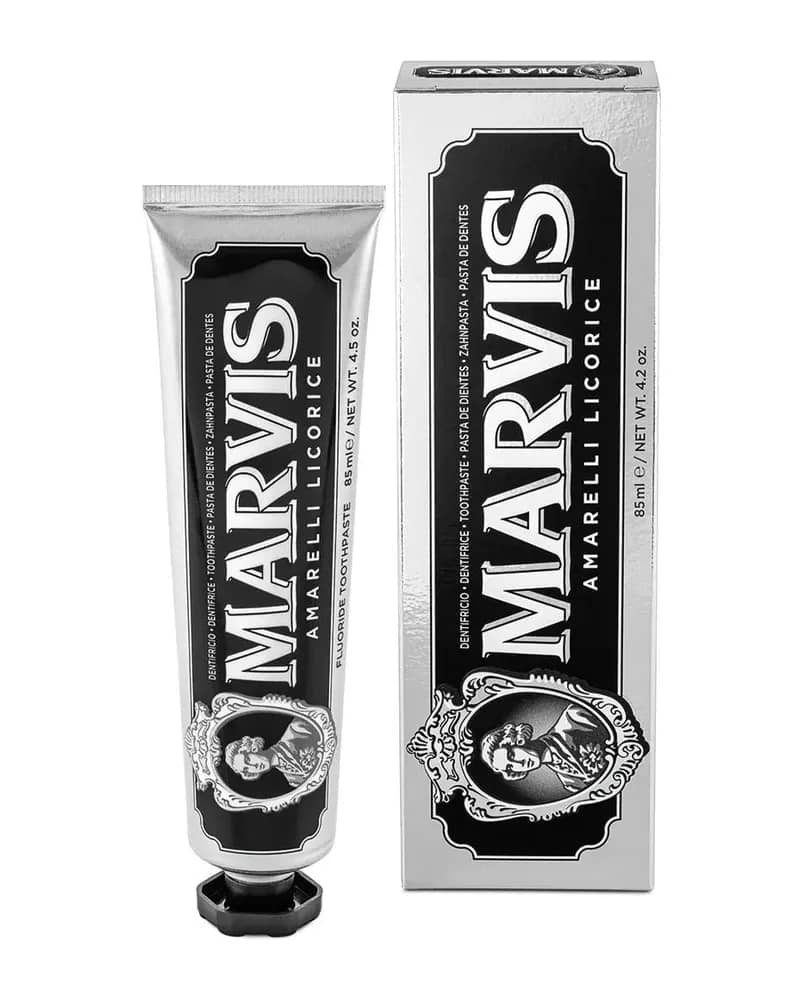 خمیر دندان مارویس مدل شیرین بیان Amarelli Licorice (85 میل)