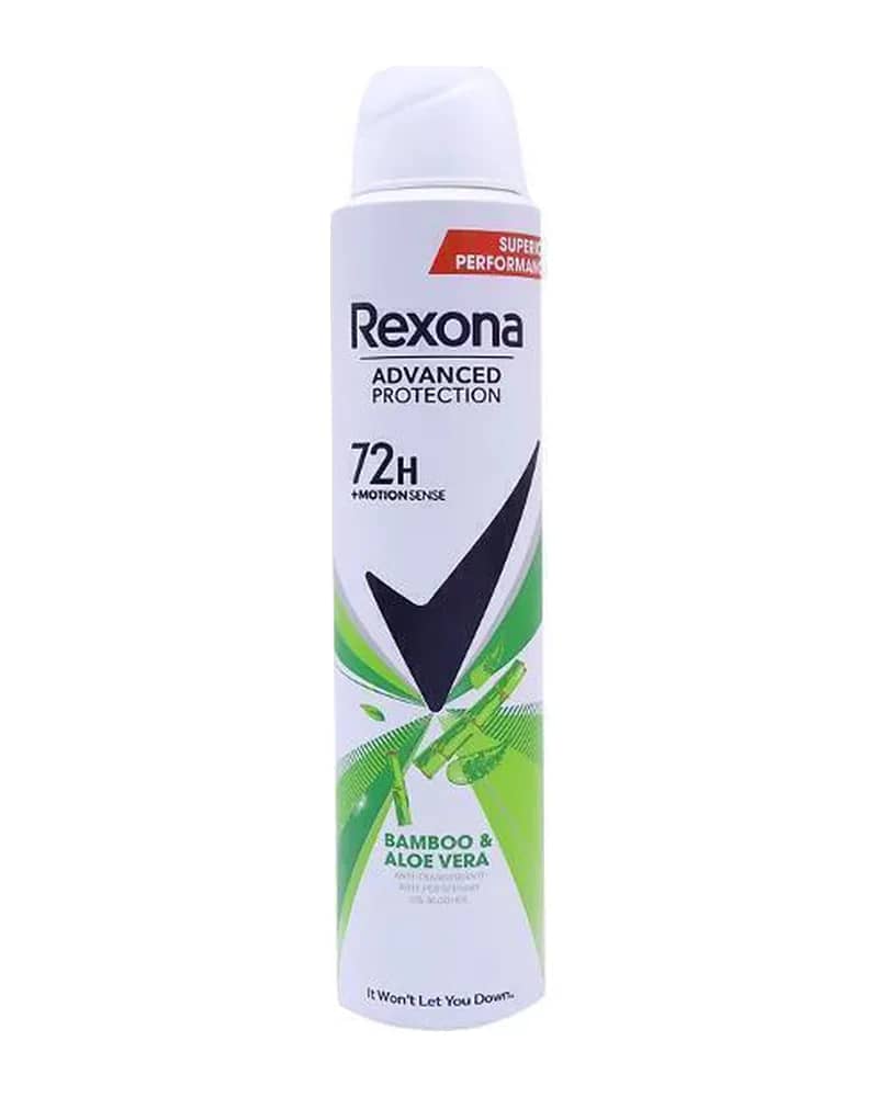 اسپری ضد تعریق زنانه 72 ساعته رکسونا مدل Bamboo & Aloe Vera