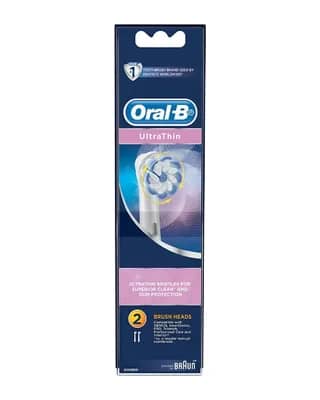 یدک مسواک برقی اورال بی مدل UltraThin بسته 2 عددی