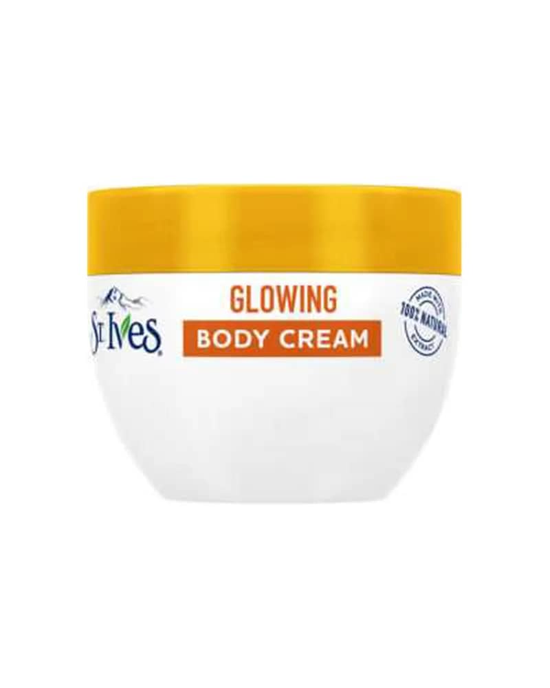 کرم بدن درخشان کننده زرد آلو سینت ایوز مدل Glowing