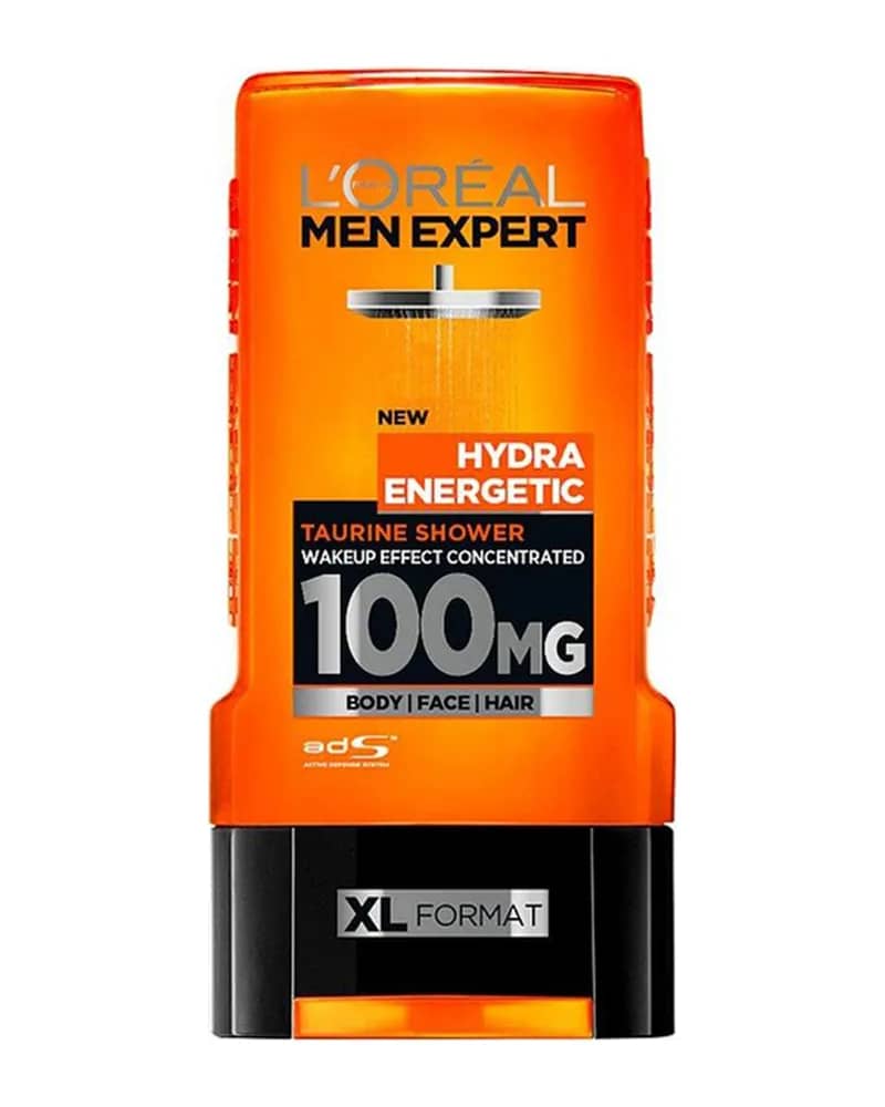 ژل دوش سه کاره آقایان لورال مدل Hydra Energetic