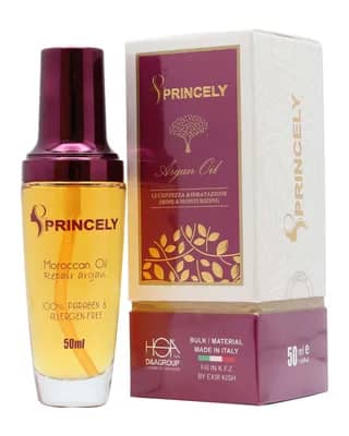روغن مو آرگان ترمیم کننده پرنسلی مدل Moroccan Oil