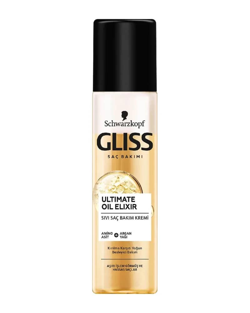 اسپری دوفاز گلیس طلایی مدل Ultimate Oil Elixir