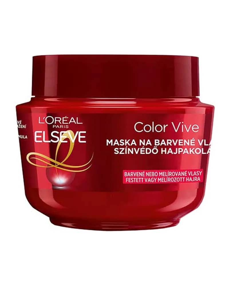 ماسک مو لورال قرمز مخصوص موهای رنگ شده L’Oreal Elvive