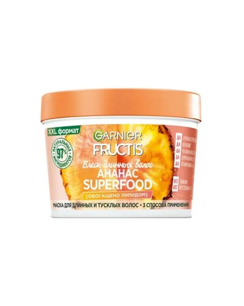 ماسک مو نرم کننده مخصوص موهای خشک عصاره آناناس گارنیه مدل Fructis
