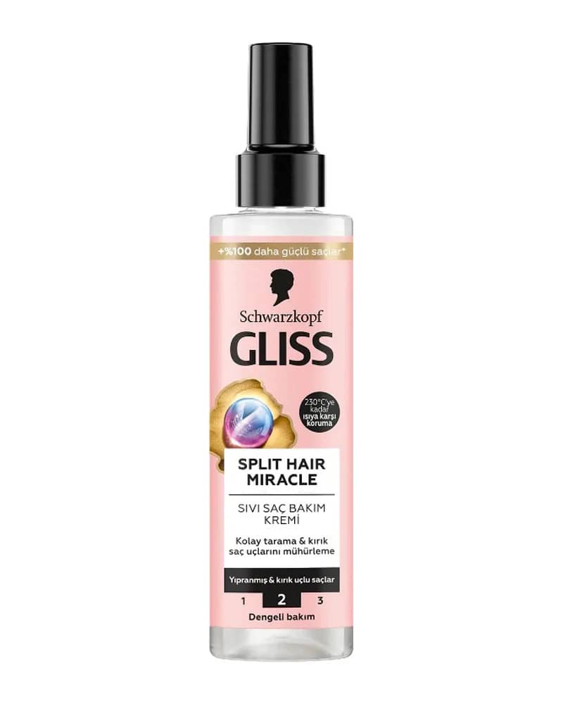 اسپری دوفاز گليس ضد موخوره عصاره بلوبری Split Hair Miracle