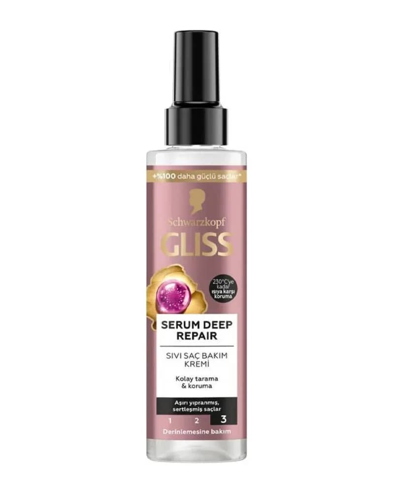 اسپری دو فاز ترمیم کننده عمیق مو گلیس Serum Deep Repair
