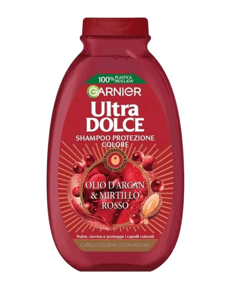 شامپو موی سر گارنیه مدل Olio D argan & Mitrtillo Rosso
