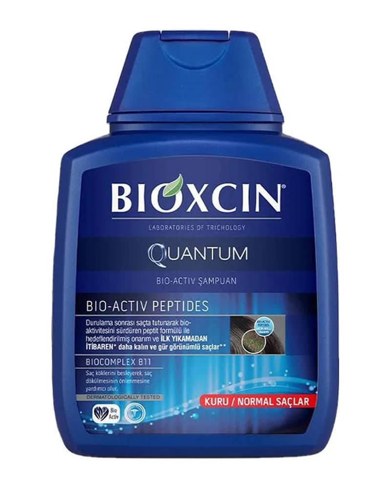 شامپو ضد ریزش مناسب موهای خشک بیوکسین مدل Quantum (300 میل)