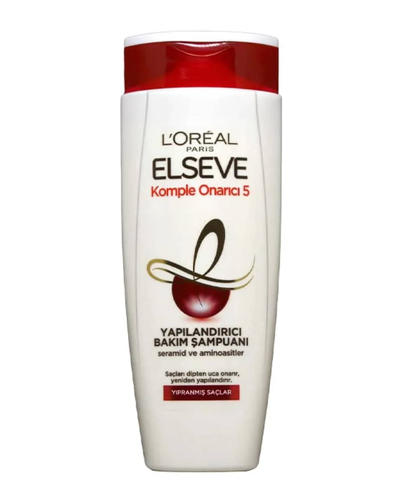شامپو لورال ترمیم کننده مو السیو سفید 5 کاره مدل Loreal Komple Onarici (360 میل)