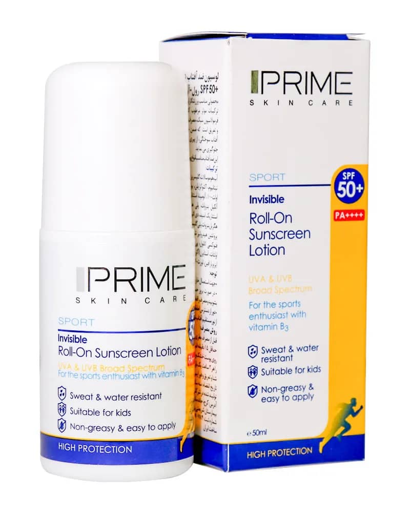 لوسیون ضدآفتاب رول-آن SPF50+ پریم