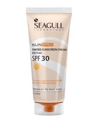 کرم ضد‌آفتاب رنگی فاقد چربی با SPF30 سی گل