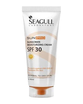 کرم ضد‌آفتاب مرطوب‌کننده با SPF30 سی گل - بدون رنگ