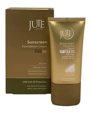 ضد آفتاب کرم پودری ژوت با SPF30 مناسب پوست چرب