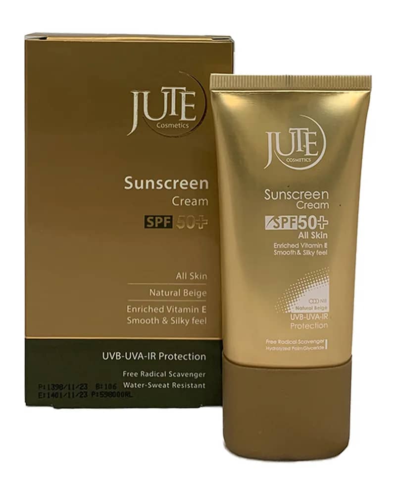 کرم ضد آفتاب رنگی  ژوت با +SPF50 مناسب انواع پوست