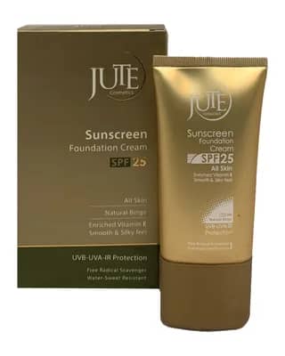 ضد آفتاب کرم پودری ژوت با SPF25 مناسب انواع پوست