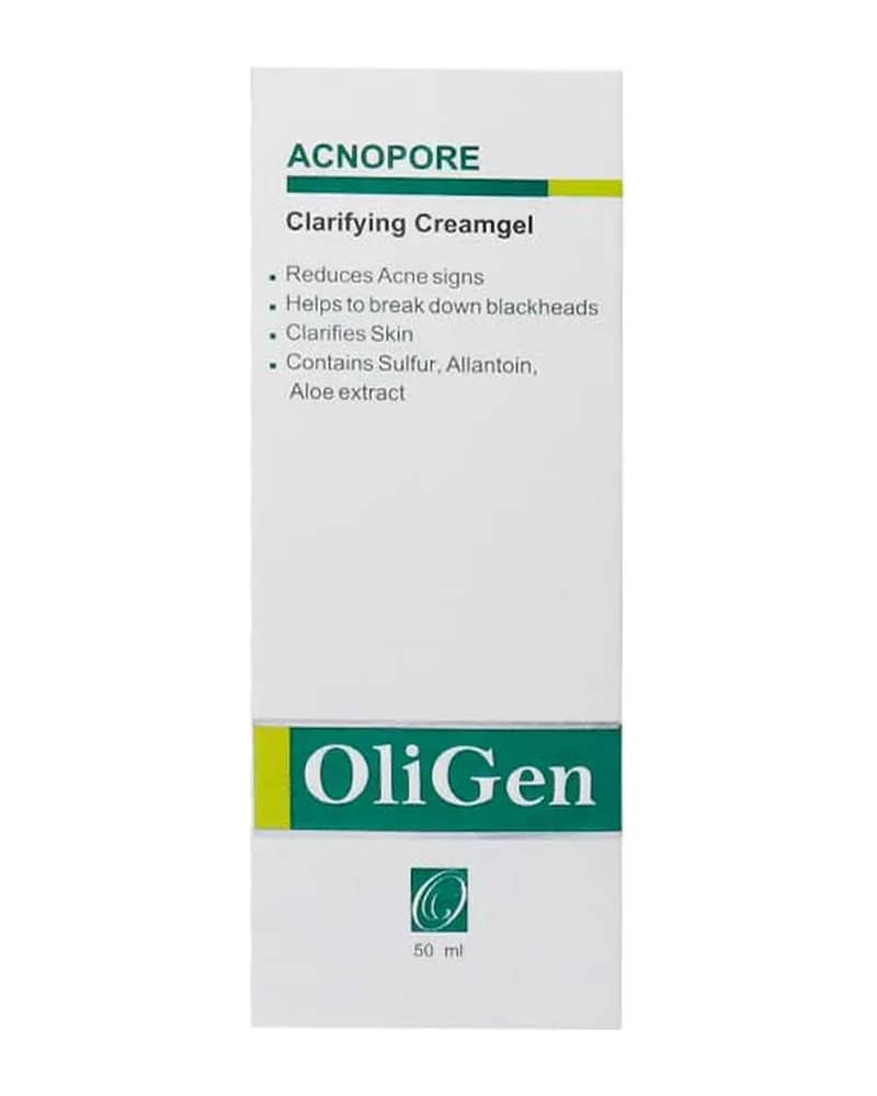 ژل کرم شفاف كننده پوست الی ژن مدل Acnopore