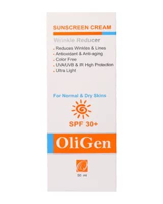 کرم ضد آفتاب الی ژن مناسب پوست های نرمال و خشک با +SPF30 - بدون رنگ