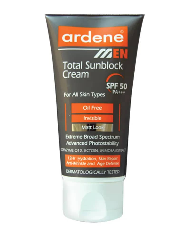 کرم ضد آفتاب چند کاره ضد آب آقایان آردن با SPF 50
