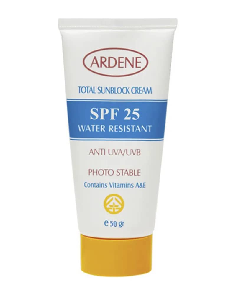 کرم ضد آفتاب ضد آب آردن با SPF 25 - بدون رنگ