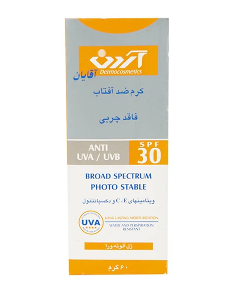 کرم ضد آفتاب فاقد چربی آقایان آردن با SPF 30