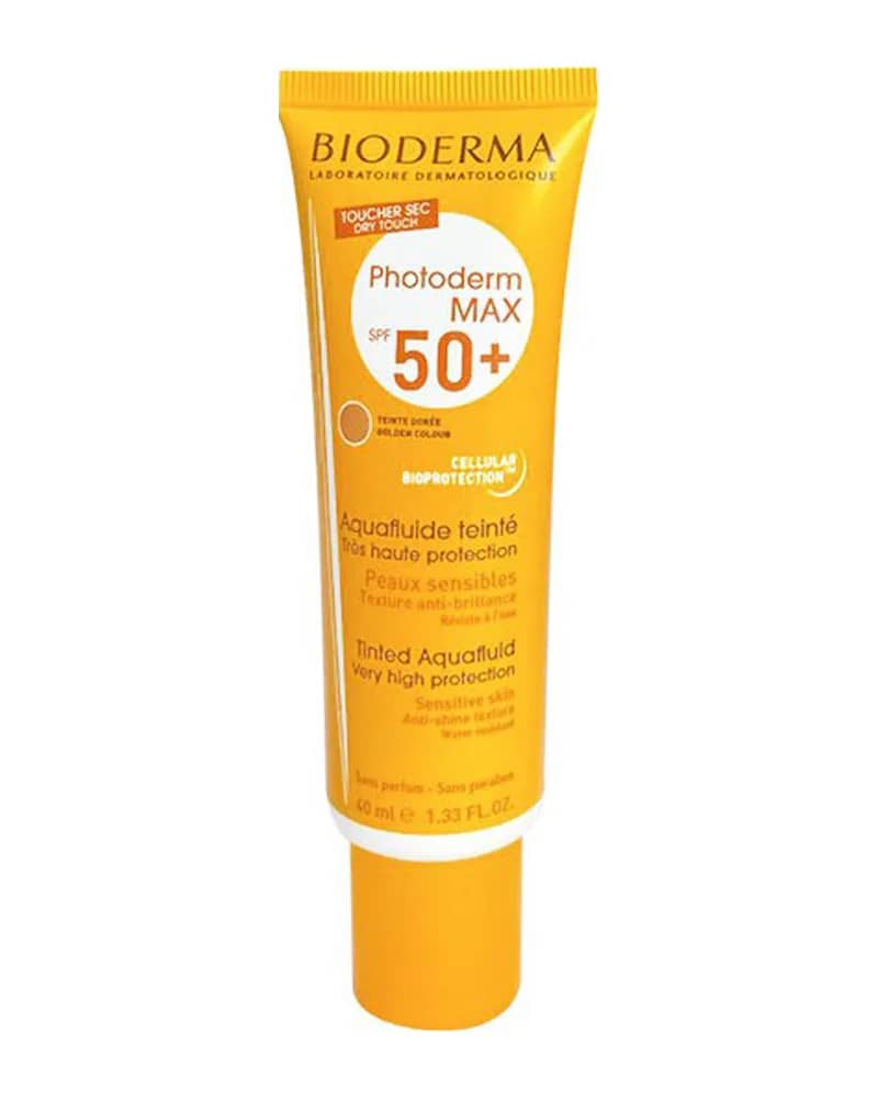 ضد آفتاب رنگی بایودرما با +SPf 50 مناسب پوست چرب و مختلط