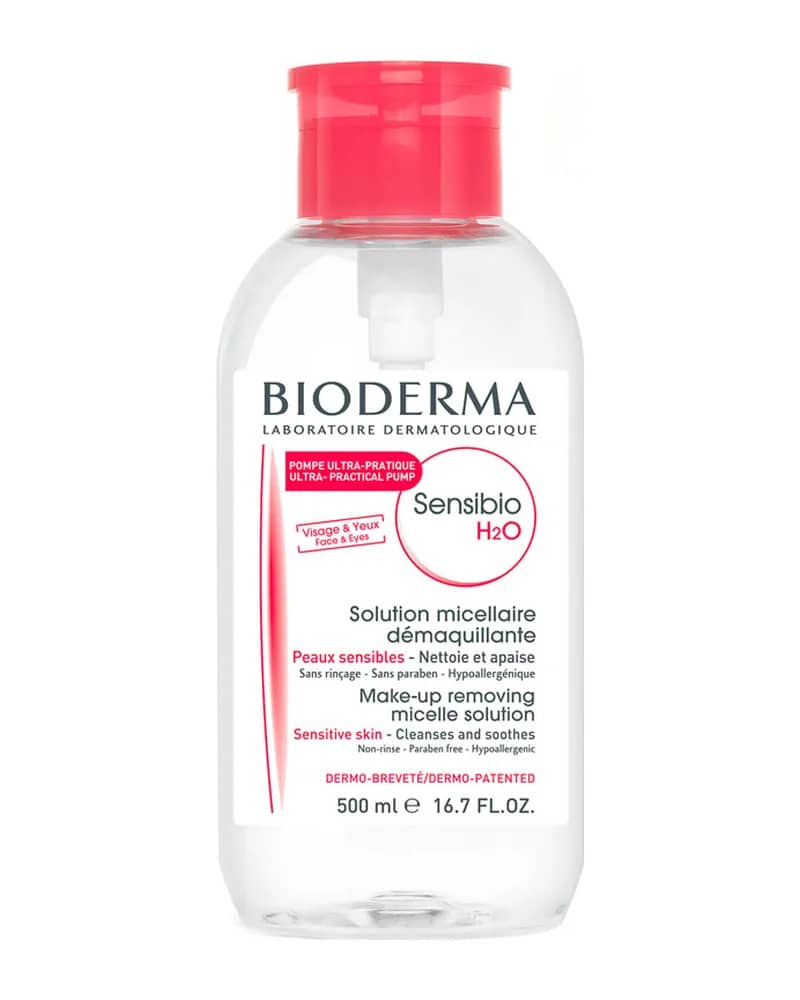 میسلار واتر پمپی بایودرما مناسب پوست حساس مدل Sensibio H2O