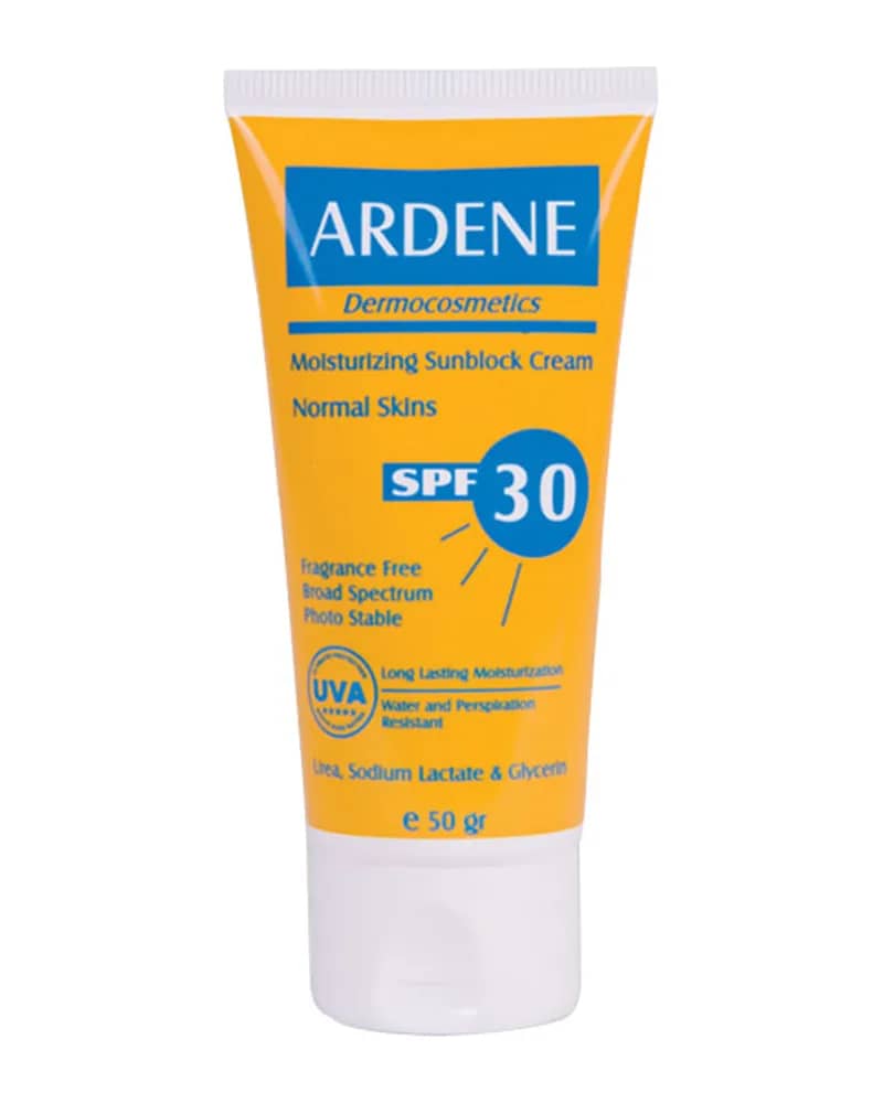 كرم ضد آفتاب و ضد آب آردن با SPF 30