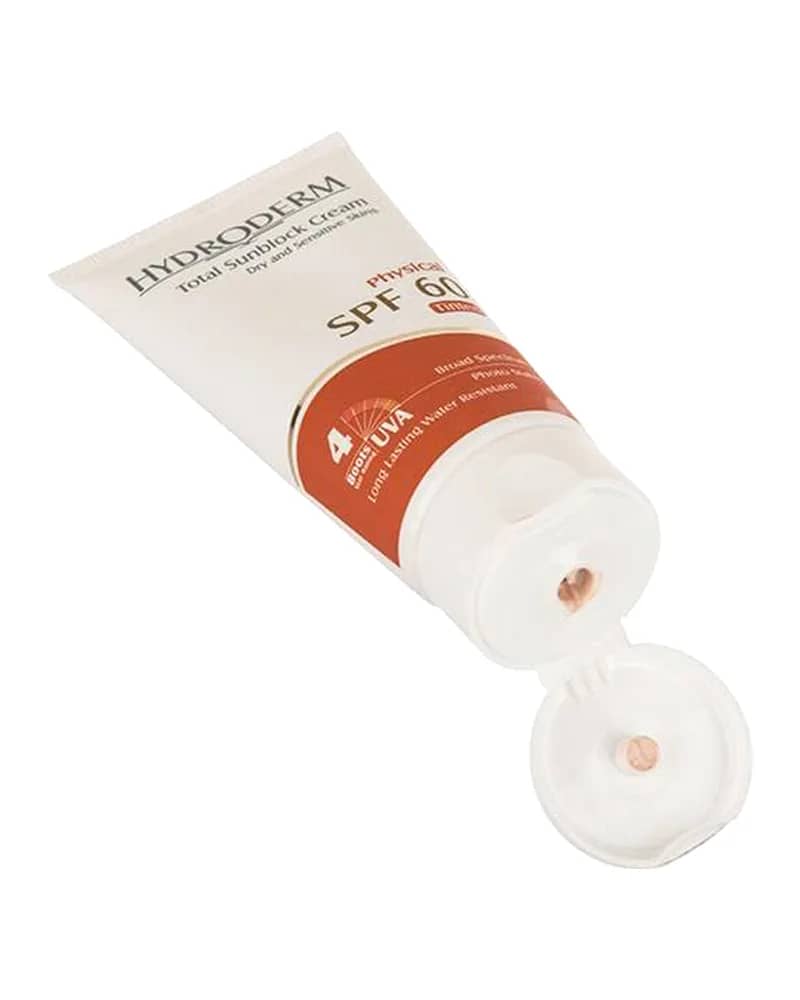 کرم ضد آفتاب رنگی هیدرودرم با SPF60 - بژ روشن