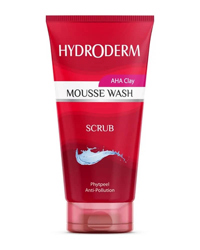 اسکراب صورت مدل MOUSSE WASH هیدرودرم