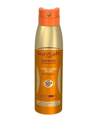 اسپری ضد آفتاب سان سیف با +SPF 50