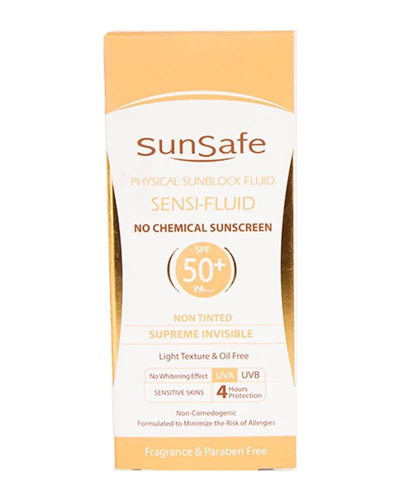 کرم ضد آفتاب رنگی سان سیف مدل Viti Sense با SPF 50 - بژ طبیعی