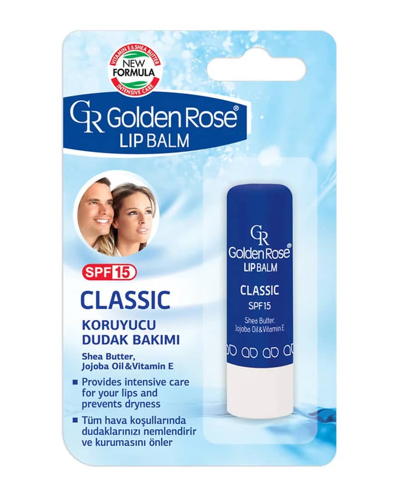 بالم لب آبی CLASSIC گلدن رز