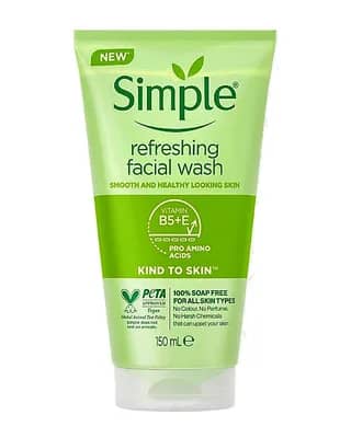 ژل شستشو صورت سیمپل مدل kind to skin