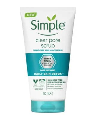 اسکراب پاک کننده منافذ پوست چرب سیمپل  مدل Clear Pore