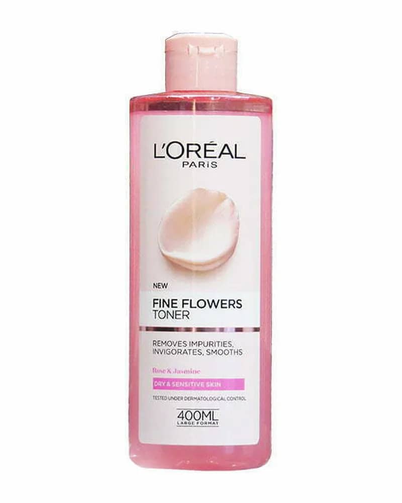 تونر آبرسان مناسب پوست خشک و حساس لورال مدل FINE FLOWERS