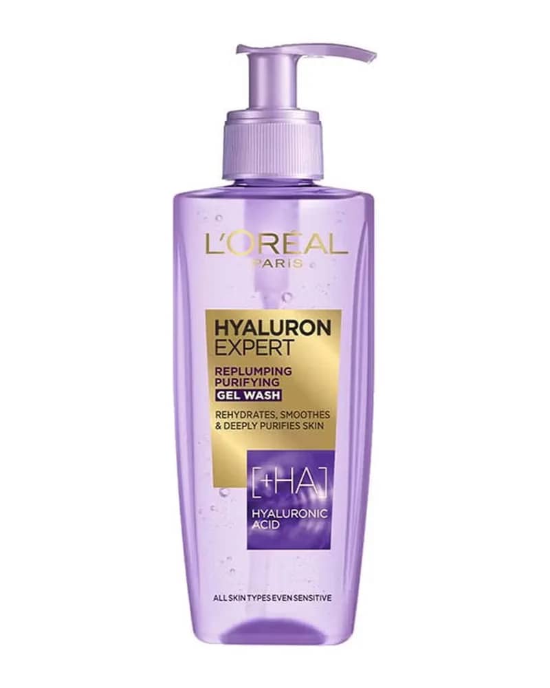ژل شستشوی صورت آبرسان لورال مدل Hyaluron Expert Gel Wash