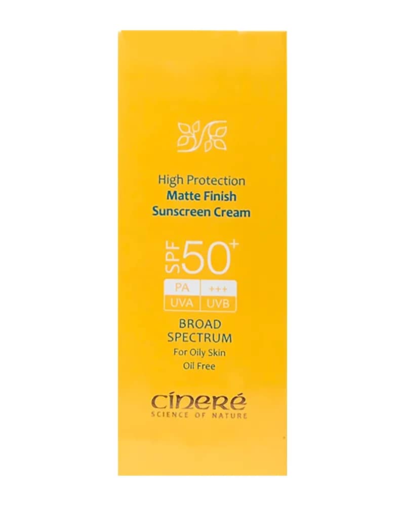 کرم ضد آفتاب سینره مناسب پوست های چرب و جوش دار با +SPF50 - بدون رنگ