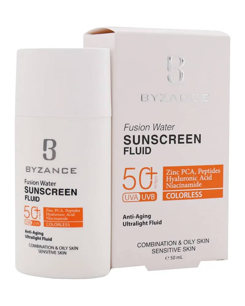 ضد آفتاب فیوژن واتر فلوئیدی بیزانس SPF+50