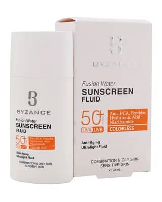 ضد آفتاب فیوژن واتر فلوئیدی بیزانس SPF+50