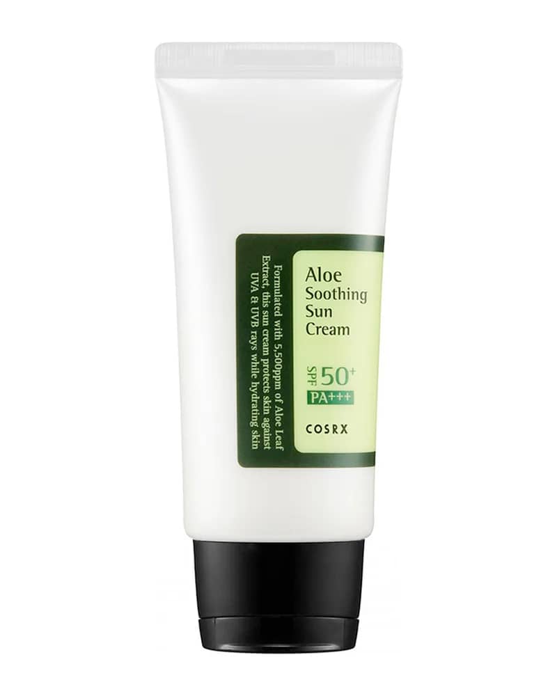 ضدآفتاب آبرسان و تسکین دهنده آلوئه ورا کوزارکس SPF+++50