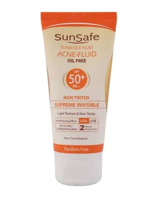 ضد آفتاب فلوئیدی فاقد چربی +SPF50 سان سیف