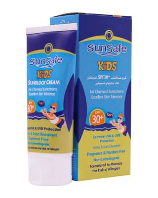 کرم ضد آفتاب کودکان +SPF30 سان سیف