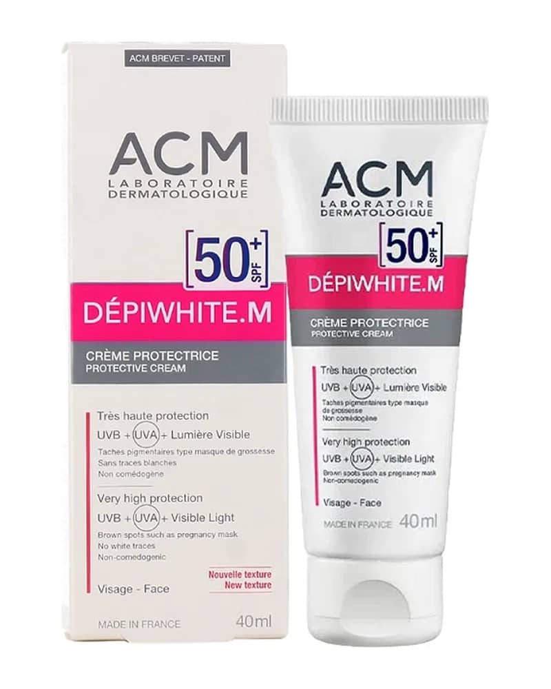 کرم ضد آفتاب ضد لک ای سی ام مدل Depiwhite SPF+50 ACM
