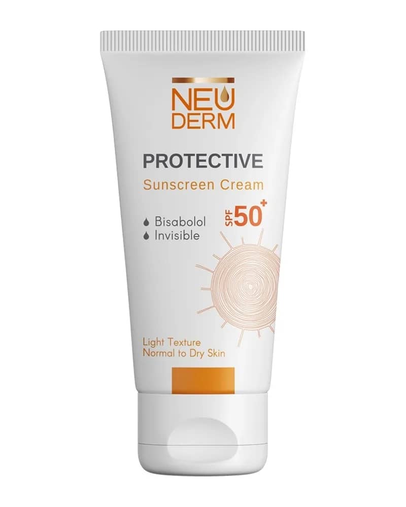 کرم ضد آفتاب بی رنگ مناسب پوست های خشک و نرمال +SPF50 نئودرم Highly Protective