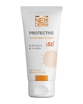 کرم ضد آفتاب بی رنگ مناسب پوست های خشک و نرمال +SPF50 نئودرم Highly Protective